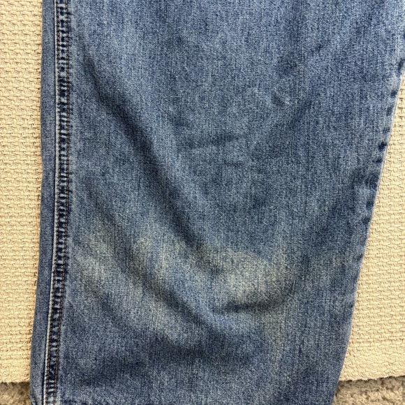 Vintage Y2K Levis Silver Tab Fits Men’s Size XL Blue Denim Baggy Overalls Faded - Picture 7 of 14